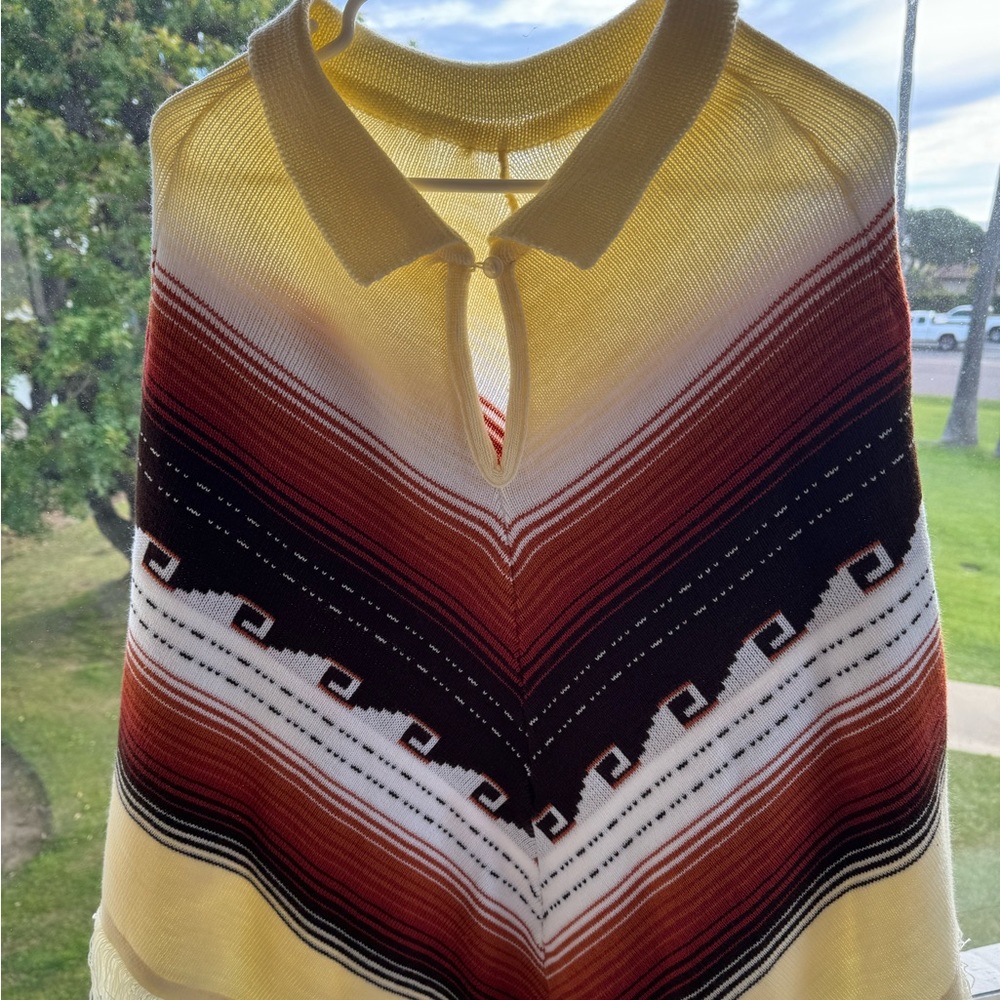 100% Wool Poncho